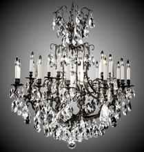 American Brass & Crystal CH7036-A-01G-PI - 18 Light Chandelier